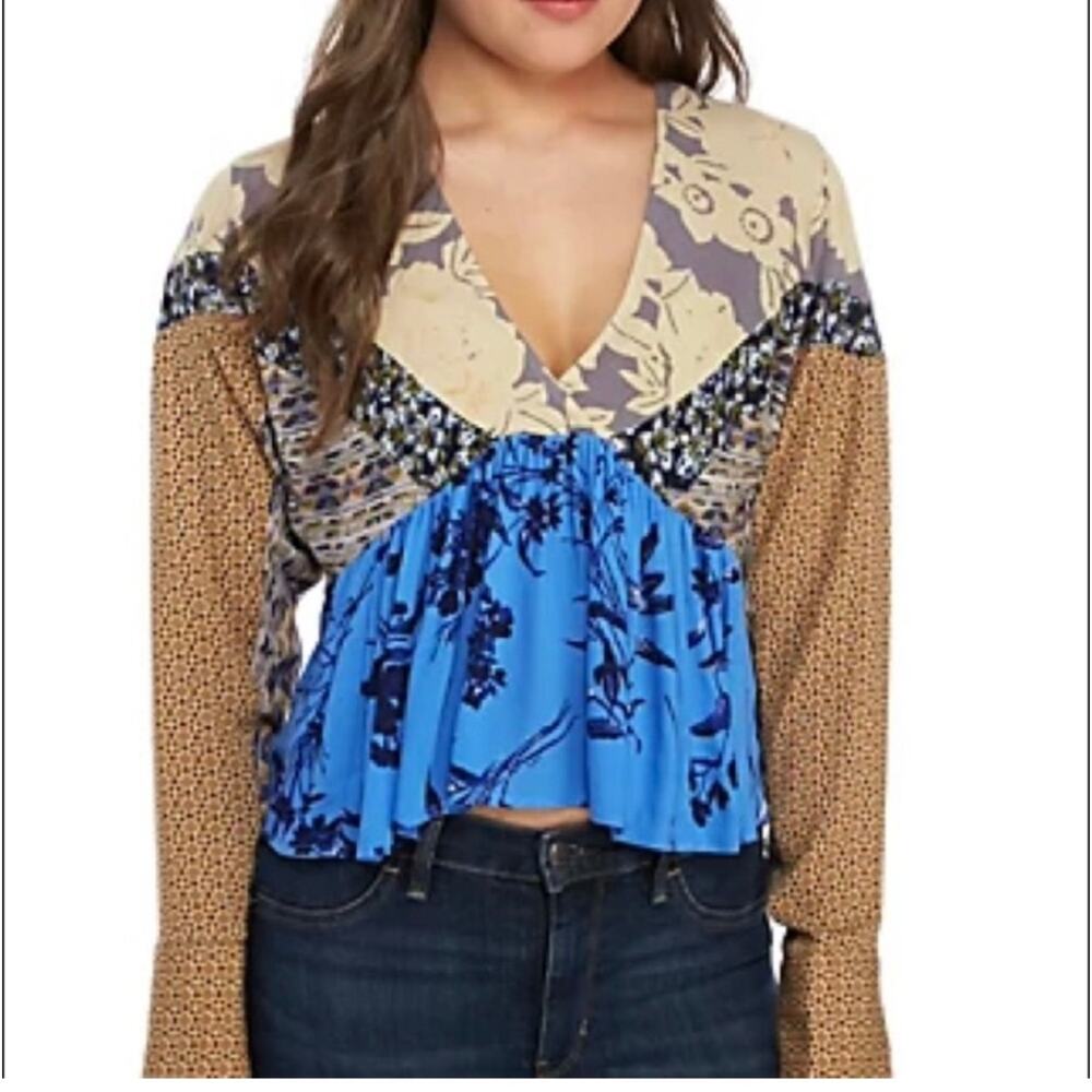 Free People Aloha State of Mind Size S/P top blouse